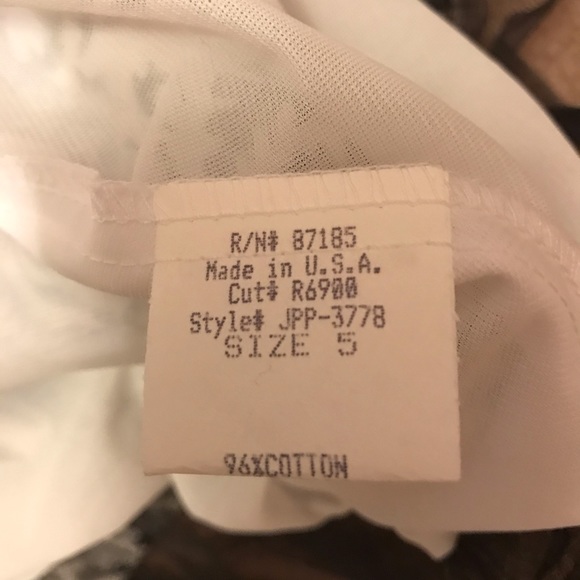 Strapless cotton black white print tulle petticoat - Picture 6 of 11